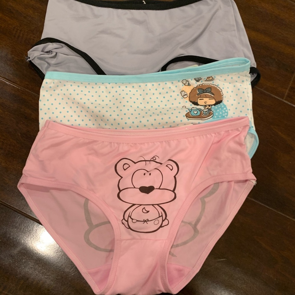 BRAND NEW cute and soft girl’s underwear(SET OF 3)